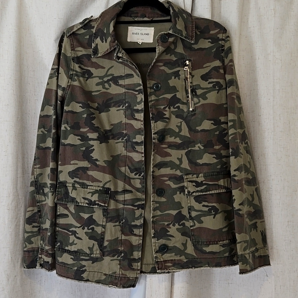 River Island Camouflage Jacket